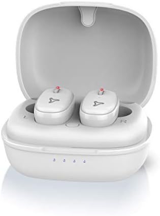 Syska IEB300 Ear GO True Wireless Earbuds with Portable Mini Charging Box Compatible with Google Assistant and SIRI (White)