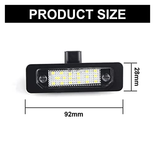Lámpara de matrícula para Ford Focus soluciona fallos de luz y parpadeos traseros 2