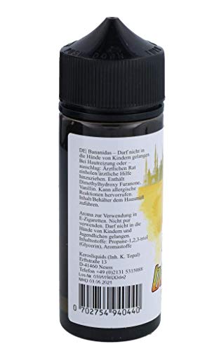 Dampfdidas Aromakonzentrat Bananidas, Shake-and-Vape zum Mischen mit Basisliquid für e-Liquid, Nikotin, 18 ml – Bild 4