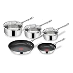 Tefal Jamie Oliver Cook's Direct Stainless Steel 5 Piece Cookware Set – – E304S544