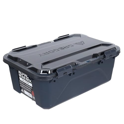 Gregory Alpaca 45L Waterproof Gear Organization/Camping Gear Box with Transparent Removeable Lid, Slate Blue2
