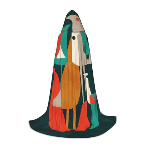 Cape à capuche chaude pour ado idéale pour costume de sorcière