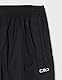 CMP - Regenfeste Damenhose mit durchgehenden seitlichen Reißverschlüssen, Schwarz, L