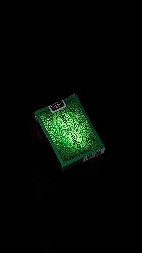 Bicycle Metalluxe Green Playing Card Game - Premium Metal Foil Finish - Poker Size