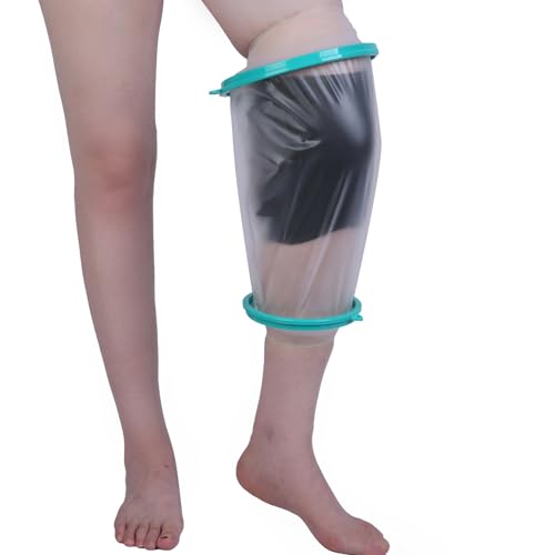 CIVJET Cast Covers for Shower Leg Waterproof Cast Cover for Showering Knee Surgery Recovery Equipment Waterproof Knee Brace Knee (Diameter - 7.9)