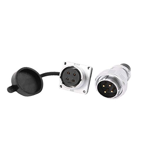 Conector de Aviación XA28 AC500V 25A 4 Terminales miniatura 1