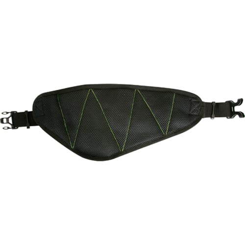 Marsupio quick da jogging ajustable negro verde para senderismo y running multisport 3