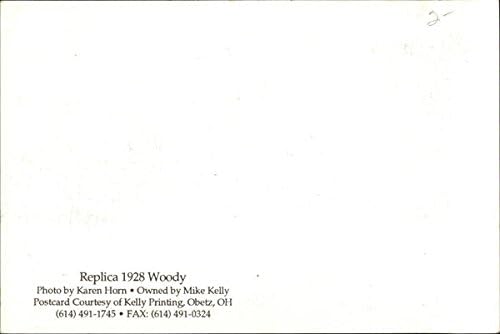 Miniatura 2 de Replica of a 1928 Woody Cars Original Vintage Postcard