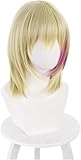 KAPVXRKI Wonder Egg Priority Rika Kawai Cosplay Wig Heat Resistant Synthetic Wigs for Halloween Costume Party Role Play+Wig Cap