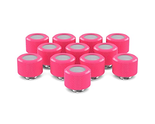 Tubo rígido SX de 14 mm PrimoChill rosa UV para personalizar tu espacio de juego