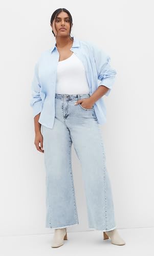 City Chic Women's Plus Size Jeans - Aliya Wide Leg2