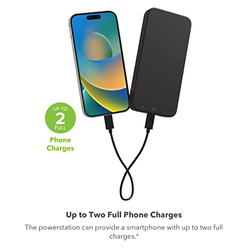 Image of mophie Powerstation 2023 with PD Power Bank - 10,000 mAh Large Internal Battery, (2) USB-A Port and (1) 20W USB-C PD Fast Charging Input /Output Port, Travel-Friendly