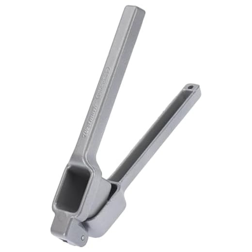 Westmark Knoflookpers, compact, lengte: 15,2 cm, aluminium, Biopress, zilver, 30102260