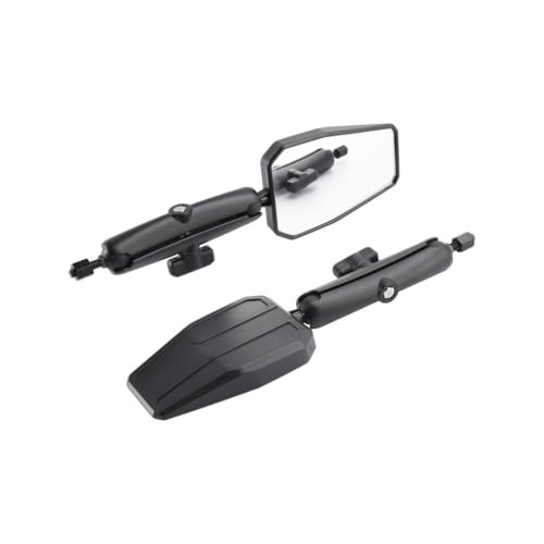 Espejos de aventura plegables negros para moto trail 3