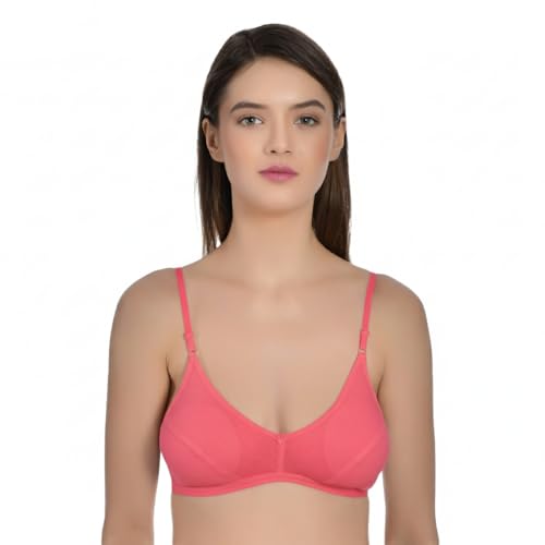 Image of Aimly Women's Cotton Non-Padded Non-Wired Low Coverage Regular Bra Pack of 3