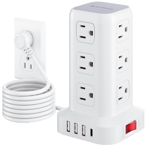 AnnTane Surge Protector Power Strip 6.5 FT Cord, Power Strip
