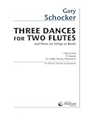 Three Dances for Two Flutes and Piano (or Strings or Band)