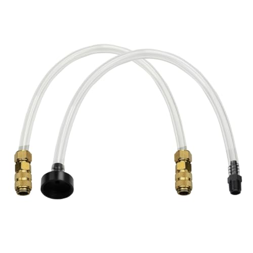 ACOLY Tube De Direction Hydraulique, Kit De Purge Pour Bateau En Laiton PVC, Liquide Hydraulique De Direction, Pièces De Yacht, Kit De Purge Pour Bateau