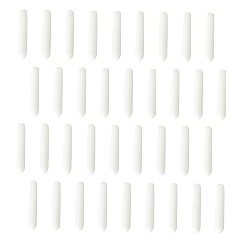 SOLUSTRE 500pcs Lightweight Round End Caps Screw Thread Protectors Flexible Rubber PVC for Wire Shelving Easy Install Tubing Tip Covers