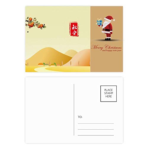 Cartes postales Père Noël en lot de 20 Autumnal Equinox, papeterie créative et correspondance