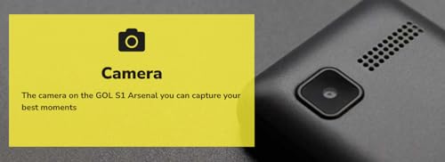 S1A 2G Unlocked Cell Phone Dual SIM/Feature Phone/FM Radio MP3 MP4 / Bluetooth / 1.8 Screen Camera 0.08Mp Microphone (Black/Gold) - Image 5