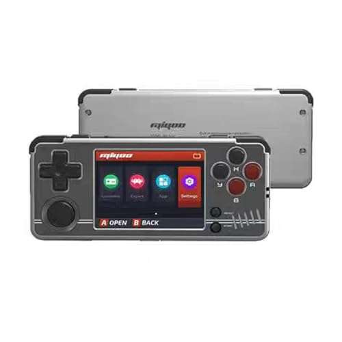 Miyoo A30 レトロ携帯ゲーム機、ポータブルエミュレーター、2.8インチIPSスクリーン、2600mAhバッテリー、多数のクラシックゲームに対応、二人用オンラインゲーム、メモリーカードは付属していません (灰色)