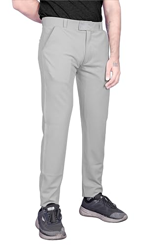 Image of HARSHAD KUMAR & CO Men's Flexible Formal Trousers, Dress Pants