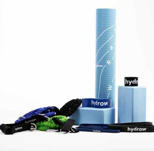 Hydrow On The Mat Workout Kit – Includes Workout Mat, Yoga Blocks and Resistance Bands – Exercise Equipment for Yoga, Pilates, and Strength and Conditioning Workouts
