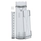 Zylaer Rain Gauge Outdoor Rain Gauge Accurate to 0.01 Inches with Mounting Bracket All-Weather Rain Gauge Suitable for Farm Garden Courtyard