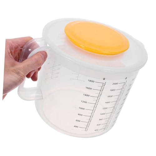 Cuenco medidor 2.5L con tapa para mezclar Luxshiny miniatura 6
