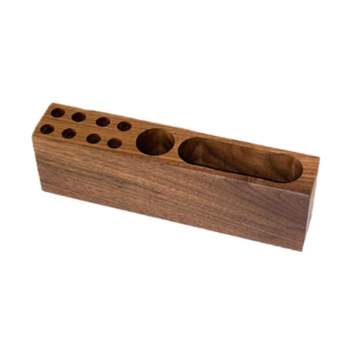 Support pinceau maquillage de qualité supérieure en bois pour affichage de stylos et artisanat