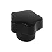 New Lon0167 M5 Female Featured Thread 25mm Dia reliable efficacy Star Head Machinery Clamping Knob Grip Black(id:745 38 45 8e0)