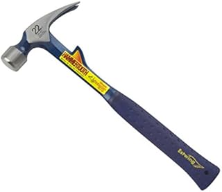 Estwing E6-22T 22 oz Hammertooth Framing Hammer with Smooth Face & Shock Reduction Handle
