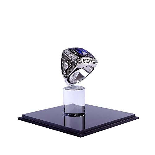 Championship Ring Display Case 1 Slot Hole | Baseball Ring Display Box | Softball Ring Box | Football Ring Case | Sport Ring Display Box | High School Ring Display Box