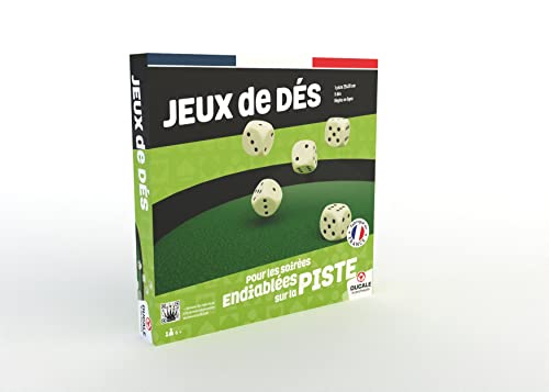 Vauchier- Piste de dé 46 cm avec 5 dés de Yam's et 21 Jetons-012206, 9657, Multicolore Cover