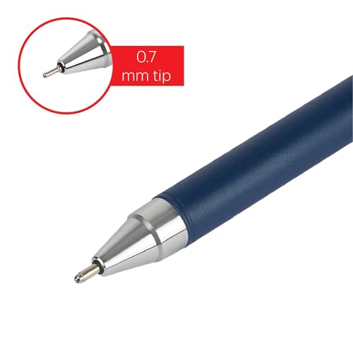 UNOMAX Boldtron 2X 1.0mm Ball Point Pens - Pack of 20 (20 Red) | Ergonomic Design, Jet Ink | Professional Smudge-Free Performance Ball Pen in Ideal for Daily Use and Fine Handwriting