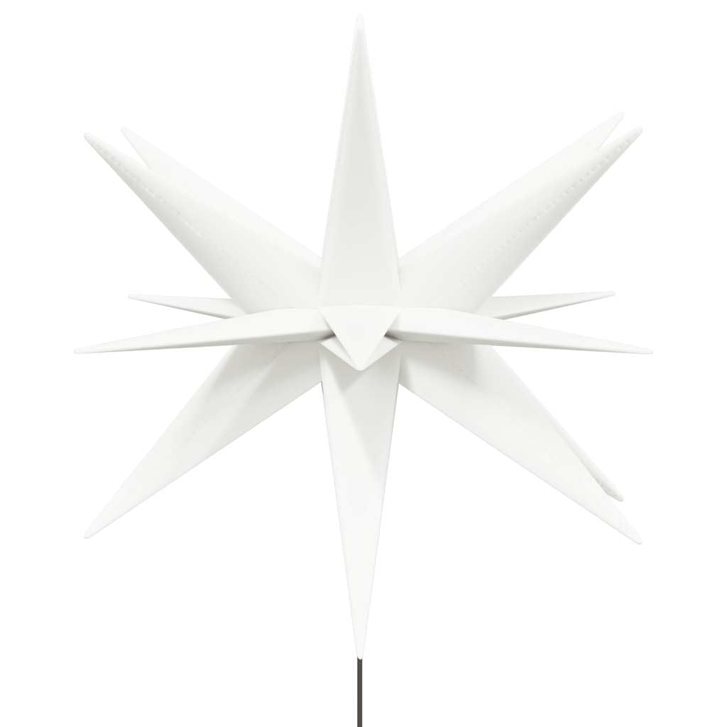 Estrella de Navidad LED plegable, lámpara de jardín con estaca