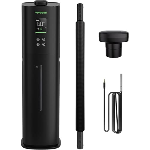 VIVOSUN AeroStream H09 Intelligent Wi-Fi Humidifier, 2.38 Gal / 9 L Humidifier with Temp & Humidity Probe, Smart Remote Control, Designed for Growers