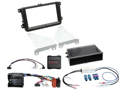 Kit 2 DIN avec Vide Poche pour Garder vos Commandes Volant