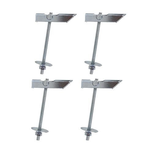 DOJA Industrial | Taco Basculante M6 | PACK 4 | Anclaje de Vuelco para fijación de elementos en pared hueca o techo | Tacos de Vuelco de Balancín para fijar ventiladores de pared, entre otros usos.