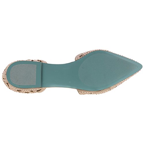 Betsey Johnson Blue Women's SB-Lucy, Blush Satin, 7 M US2