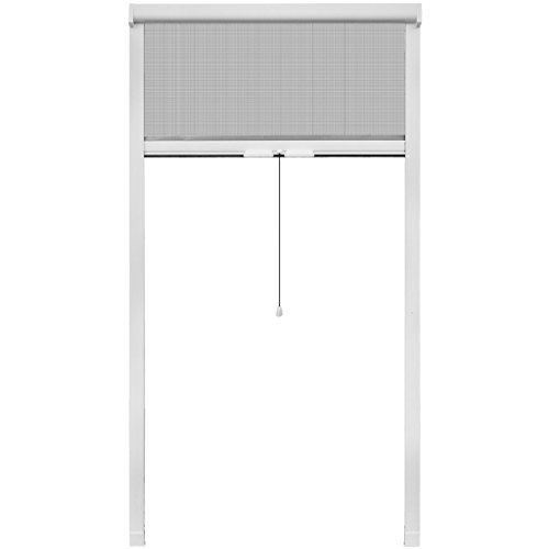 Festnight- Mosquitera para Ventanas Enrollable 100 x 170 cm