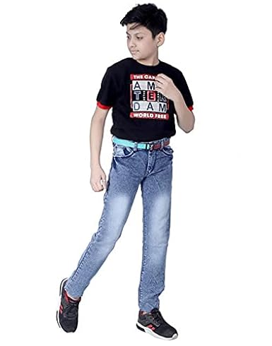 Cotton Berry Stylish Jeans for Kids Jeans