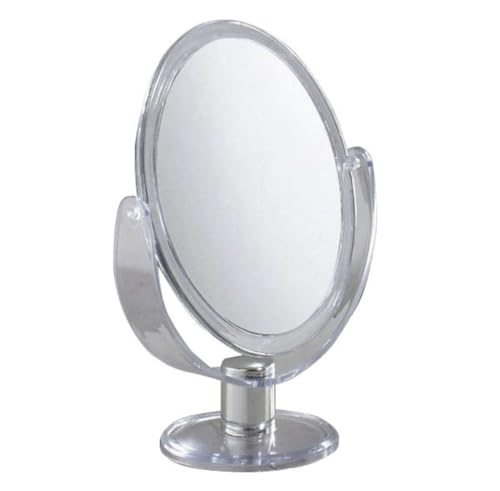 Gedy CO201800100 appoggio, Misure e Peso: 25X17,6X10 CM & 0,3 kg, Bagno Realizzato in ABS, Finitura Trasparente, Specchio Design R&S, 2 Anni di Garanzia, Unica