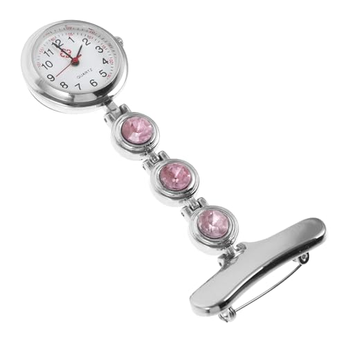 FRCOLOR Reloj De Solapa para Enfermera Reloj Decorativo Gemas De Enfermera para Obsequio De Graduación o Examen Médico