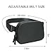 Belt Bag for Women Two-Way Zipper Fanny Pack Crossbody Bags for Women Fashion Waist Packs Cross Body Fanny Pack with Adjustable Strap Gifts for Teen Girls (Dark Grey)