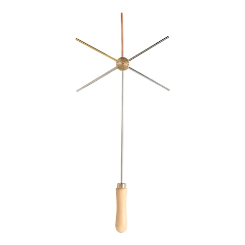Image of EISCO Conductometer, 5-Prong - Aluminum, Brass, Copper, Stainless Steel, Iron - Demonstrate Thermal Expansion