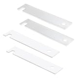 WE3M51 WE3M52 Clothes Dryer Nylon and Teflon Drum Bearing Slide Replacement Kit Replacement for GE Dryer Parts Front Bearing Kit, 4 PCS.