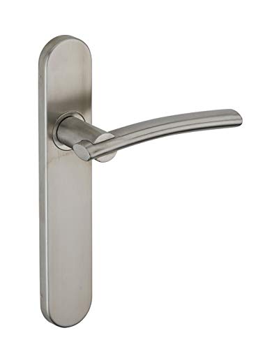 THIRARD - Ensemble de Poignées pour Porte Intérieure Poseidon - Inox Brossé - Usage Pratique - Design Élégant - Carré 7 mm - Entr'Axes 195 mm -...