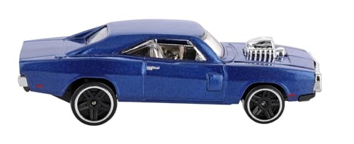 Image of 1:64 Scale Blue Die-Cast Muscle Car Toy - Classic Mini Model Vehicle for Kids, Collectors & Car Enthusiasts